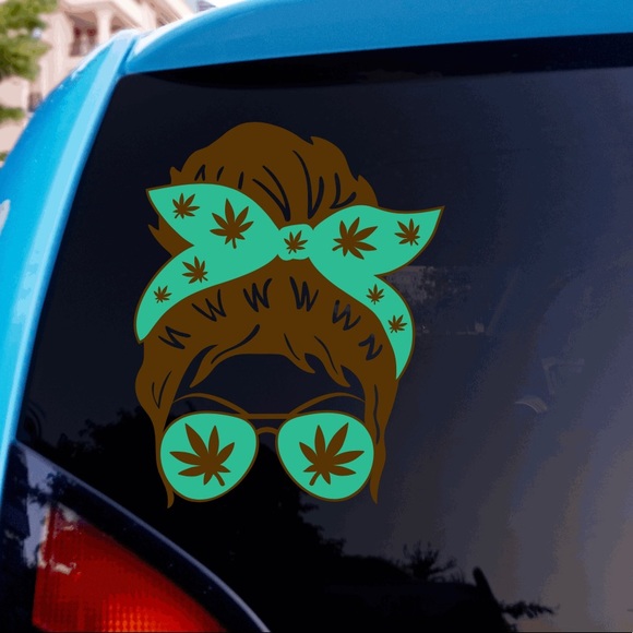 Canna Mom window Decal - Picture 2 of 2